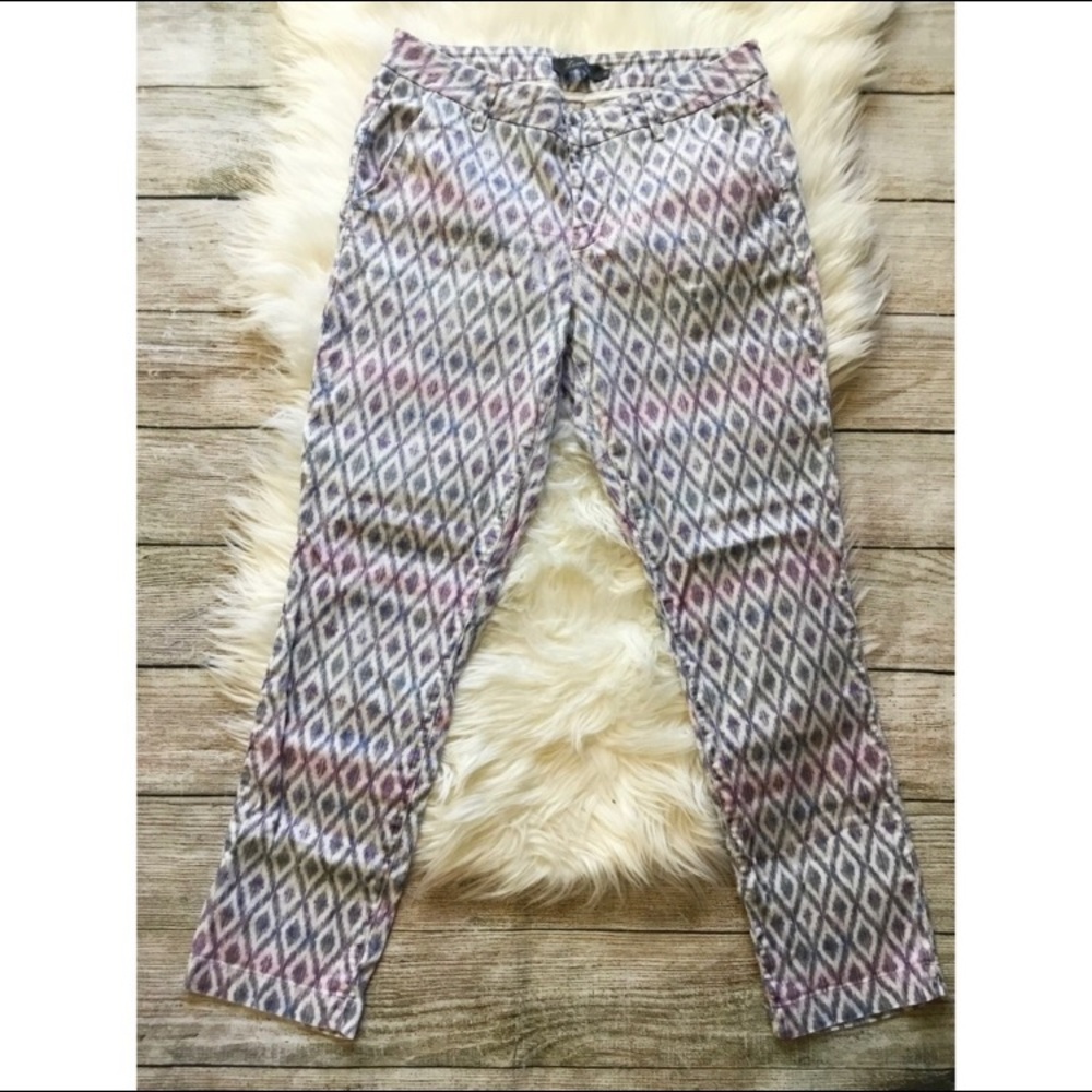 Anthropologie Ikat Diamond Pants by Level 99